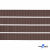 Репсовая лента 005, шир. 6 мм/уп. 50+/-1 м, цвет коричневый - купить в Каспийске. Цена: 88.45 руб.