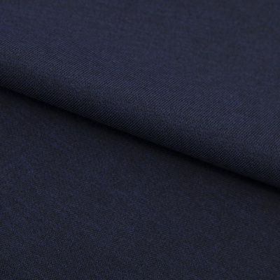 Ткань костюмная 26150 2009, 214 гр/м2, шир.150см, цвет т.синий - купить в Каспийске. Цена 358.58 руб.