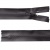 Молния водонепроницаемая PVC Т-7, 20 см, неразъемная, цвет (301)-т.серый - купить в Каспийске. Цена: 21.56 руб.