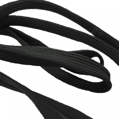 Шнурки т.5 110 см черный - купить в Каспийске. Цена: 23.25 руб.