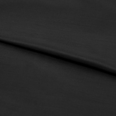 Ткань подкладочная Таффета, 48 гр/м2, шир.150см, цвет чёрный - купить в Каспийске. Цена 54.64 руб.