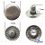 Кнопка металлическая "Альфа" с пружиной, 15 мм (уп. 720+/-20 шт), цвет никель - купить в Каспийске. Цена: 1 481.69 руб.