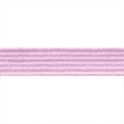 Резиновые нити с текстильным покрытием, шир. 6 мм ( упак.30 м/уп), цв.- 80-розовый - купить в Каспийске. Цена: 155.22 руб.
