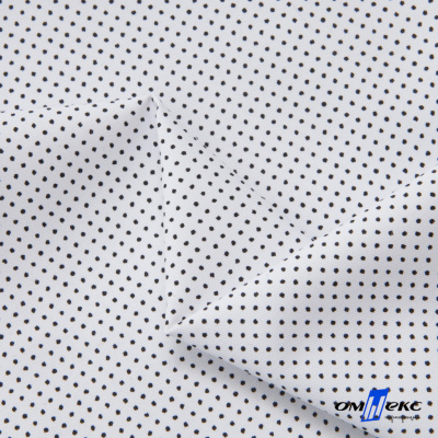 Ткань сорочечная Этна, 120 г/м2, 58% пэ,42% хл, (арт.112) принтованная, шир.150 см, горох - купить в Каспийске. Цена 356.25 руб.