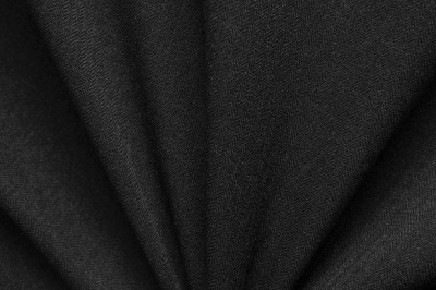 Ткань костюмная 21699 1144/1178, 236 гр/м2, шир.150см, цвет чёрный - купить в Каспийске. Цена 455.40 руб.
