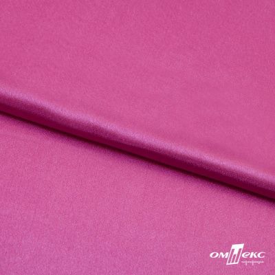 Поли креп-сатин 17-2627, 125 (+/-5) гр/м2, шир.150см, цвет розовый - купить в Каспийске. Цена 155.57 руб.