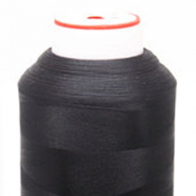 Нитки текстурированные некручёные, намот. 5 000 м, цвет чёрный - купить в Каспийске. Цена: 70.43 руб.