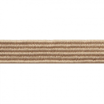 Резиновые нити с текстильным покрытием, шир. 6 мм ( упак.30 м/уп), цв.- 97-бежевый - купить в Каспийске. Цена: 152.05 руб.