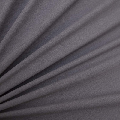 Костюмная ткань с вискозой "Палермо", 255 гр/м2, шир.150см, цвет св.серый - купить в Каспийске. Цена 584.23 руб.