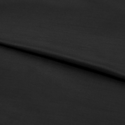 Ткань подкладочная Таффета, антист., 54 гр/м2, шир.150см, цвет чёрный - купить в Каспийске. Цена 60.40 руб.
