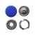 Кнопка рубашечная (закрытая) 9,5мм - эмаль, цв.168 - голубой - купить в Каспийске. Цена: 4.77 руб.