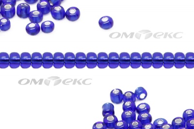 Бисер (SL) 11/0 ( упак.100 гр) цв.28 - синий - купить в Каспийске. Цена: 53.34 руб.
