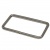 Рамка металлическая прямоугольная, 40 х 15 мм- тём.никель - купить в Каспийске. Цена: 4.60 руб.
