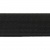 Резинка 25 мм Тканая, 13,75 гр/п.м, (бобина 25 +/-0,5 м) - черная  - купить в Каспийске. Цена: 11.67 руб.