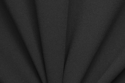 Костюмная ткань с вискозой "Бриджит", 210 гр/м2, шир.150см, цвет чёрный - купить в Каспийске. Цена 564.96 руб.