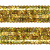 Тесьма с пайетками D16, шир. 20 мм/уп. 25+/-1 м, цвет золото - купить в Каспийске. Цена: 778.19 руб.