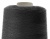 Швейные нитки (армированные) 28S/2, нам. 2 500 м, цвет чёрный - купить в Каспийске. Цена: 139.91 руб.