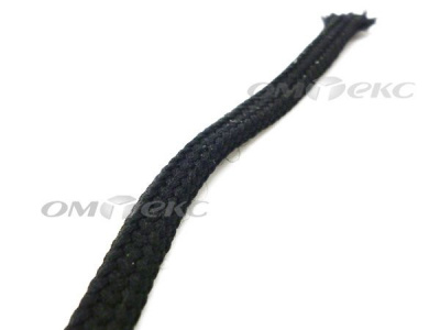 Шнурки т.3 200 см черн - купить в Каспийске. Цена: 21.69 руб.