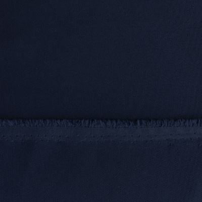 Костюмная ткань "Элис", 220 гр/м2, шир.150 см, цвет т.синий - купить в Каспийске. Цена 308 руб.