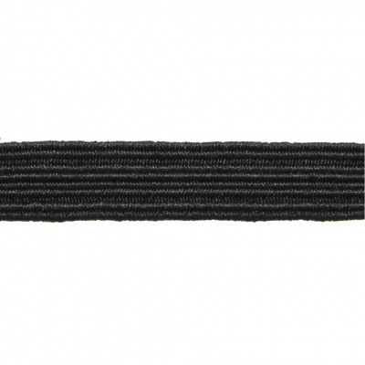 Резинка продежка С-52, шир. 7 мм (20 шт/10 м), цвет чёрный - купить в Каспийске. Цена: 1 338.93 руб.