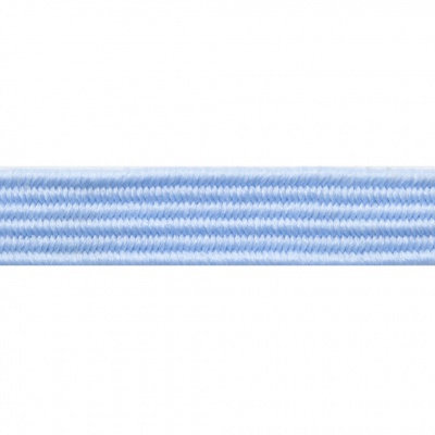 Резиновые нити с текстильным покрытием, шир. 6 мм ( упак.30 м/уп), цв.- 108-голубой - купить в Каспийске. Цена: 155.22 руб.